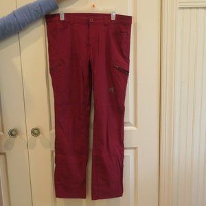 Eddie Bauer Guide Pro First Ascent Womens Hiking Pants Brick Red